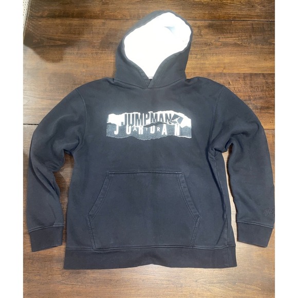 Jordan Other - Nike Jordan Jumpman Essentials Graphic Hoodie (Men's Size L) Black / White